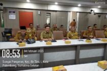 ASISTEN I SETDA OKU SELATAN HADIRI RAPAT PERSIAPAN KESERAGAMAN KELENGKAPAN ADMINISTRASI PENGANGKATAN KDH DAN WKDH PERANGKAT DAERAH DI RUANG RAPAT BINA PRAJA PROVINSI SUMATERA SELATAN
