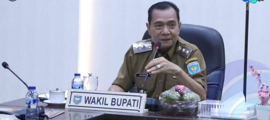PERDANA RAPAT KERJA BERSAMA KEPALA OPD, WAKIL BUPATI OKU SELATAN : SATU PANDANGAN UNTUK LIMA TAHUN KEDEPAN, BERSATU UNTUK MEMBANGUN OKU SELATAN