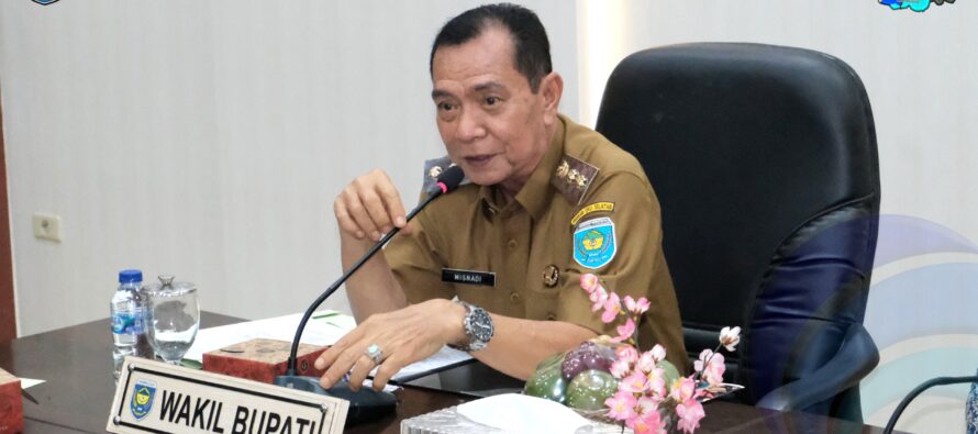 WAKIL BUPATI OKU SELATAN H. MISNADI PIMPIN ENTRY MEETING BPK RI DI KABUPATEN OKU SELATAN.