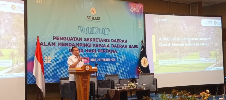 SEKDA OKU SELATAN IKUTI WORKSHOP PENGUATAN PERAN SEKRETARIS DAERAH YANG DIGELAR OLEH ASOSIASI PEMERINTAH KABUPATEN SELURUH INDONESIA