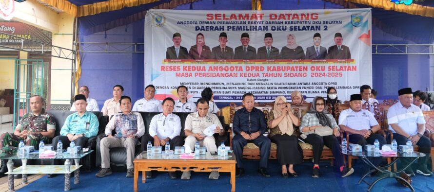 OPD PEMKAB OKU SELATAN HADIRI RESES ANGGOTA DPRD OKU SELATAN DI DAPIL II