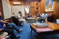 BUPATI OKU SELATAN ABUSAMA, SILATURAHMI DAN AUDIENSI BERSAMA GUBERNUR SUMSEL H. HERMAN DERU BAHAS PEMBANGUNAN INFRASTRUKTUR DI OKU SELATAN