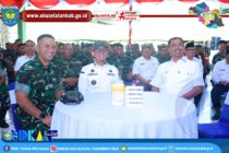 BUPATI OKU SELATAN HADIRI PENYERAHAN SERTIFIKAT LAHAN OLEH MENTERI ATR/BPN KEPADA KASAD TNI DI PUSLATPUR KODIKLAT TNI AD MARTAPURA