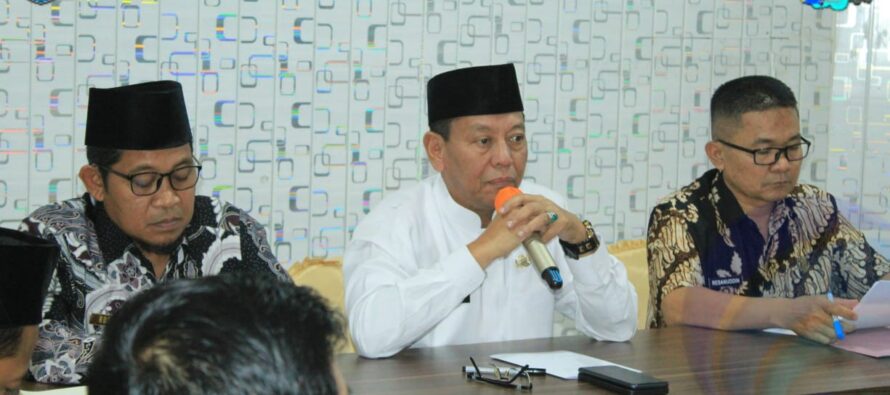 RAPAT KOORDINASI PENETAPAN BESARAN ZAKAT FITRAH TAHUN 1446 H/ 2025 M DI KABUPATEN OKU SELATAN.