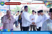 BUPATI ABUSAMA, SH., BERSILATURAHMI DENGAN MASYARAKAT PULAU BERINGIN DALAM RANGKA SAFARI RAMADHAN PEMKAB OKU SELATAN