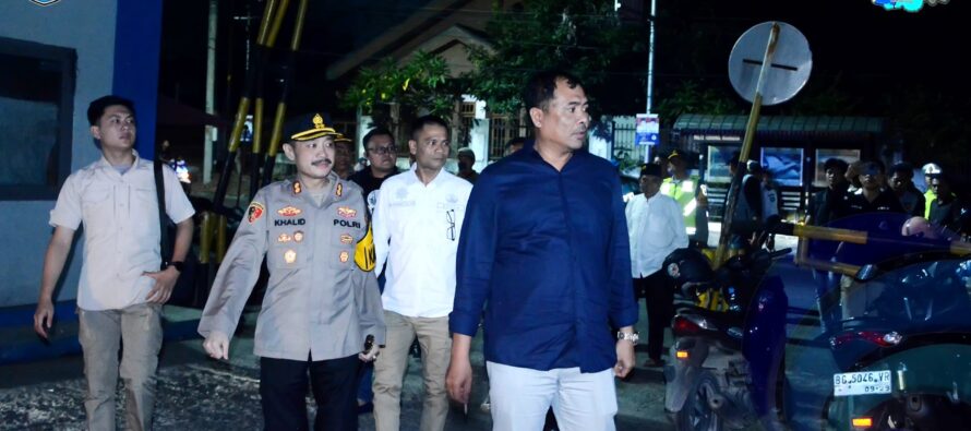 PEMKAB OKU SELATAN, TNI DAN POLRI SIAGA PENUH AMANKAN MALAM TAKBIRAN IDUL FITRI 1446H DI KABUPATEN OKU SELATAN.