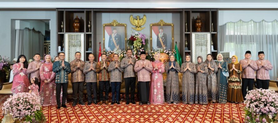 BUPATI DAN WAKIL BUPATI OKU SELATAN HADIRI OPEN HOUSE DAN RAMAH TAMAH FORKOPIMDA PROVINSI SUMATERA SELATAN