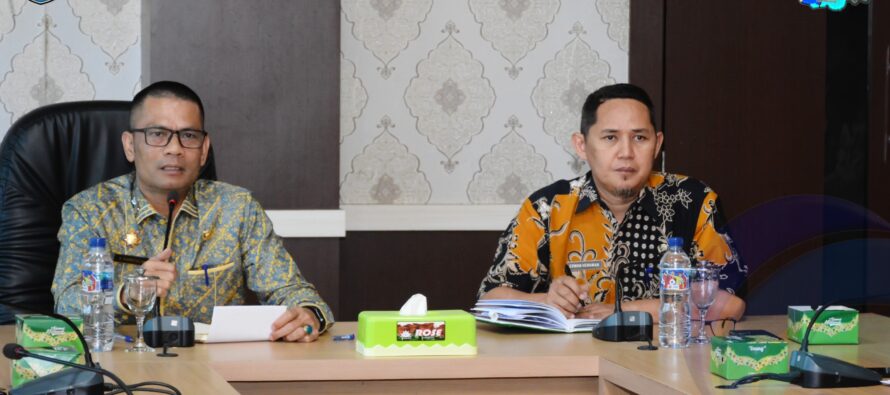 SEKDA OKU SELATAN PIMPIN RAPAT EVALUASI HASIL LAPORAN SAKIP TAHUN 2024.