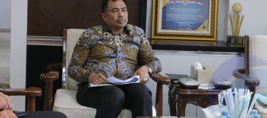 BUPATI ABUSAMA, SH., TERIMA KUNJUNGAN KEPALA BPJS KESEHATAN CABANG PRABUMULIH UNTUK SAMPAIKAN PELAKSANAAN PROGRAM JKN DI KABUPATEN OKU SELATAN