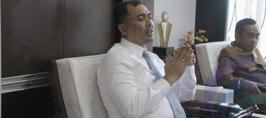 BUPATI OKU SELATAN TERIMA AUDIENSI KEPALA KOPERASI PASAR SAKA SELABUNG