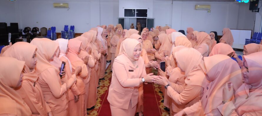 DARMA WANITA PERSATUAN ( DWP) KABUPATEN OKU SELATAN GELAR MUSDA KE V DAN HALAL BI HALAL IDUL FITRI 1446H/2025 M.