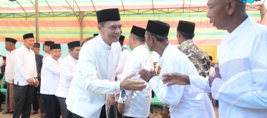 PERERAT TALI SILATURAHMI, WAKIL BUPATI OKU SELATAN HADIRI PENGAJIAN AKBAR YANG KE-73 DAN HALAL BIHALAL KELOMPOK PENGAJIAN BLOK 6 DESA SIPATUHU