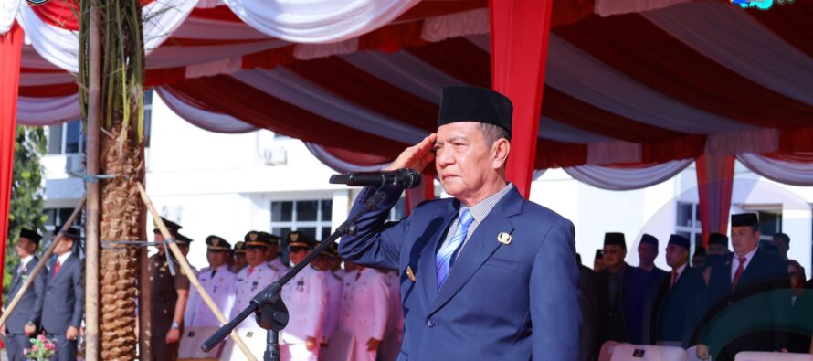 PEMKAB OKU SELATAN LAKSANAKAN UPACARA PERINGATAN HARI OTONOMI DAERAH XXIX TAHUN 2025 DI KABUPATEN OKU SELATAN.