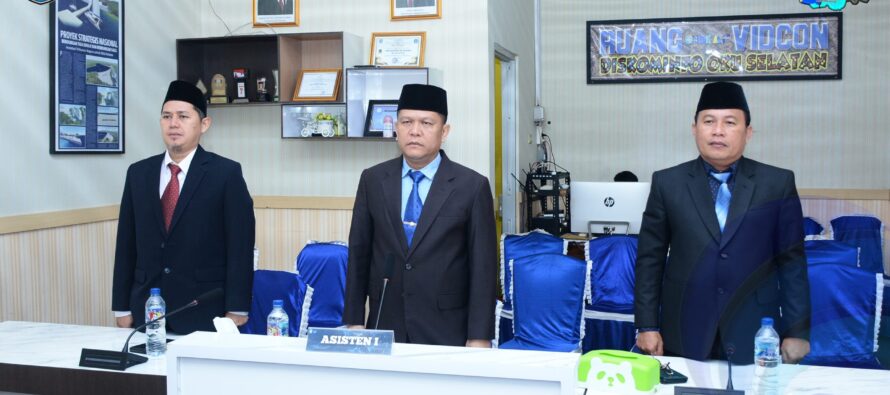 PEMKAB OKU SELATAN IKUTI UPACARA HARI OTONOMI DAERAH (OTDA) XXIX TAHUN 2025 SECARA VIRTUAL