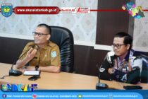 SEKDA OKU SELATAN MELEPAS SECARA LANGSUNG PESERTA DIKLAT PEMANGKU DAN SARATI BANTEN KE KABUPATEN OKI SUMATERA SELATAN.