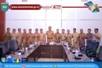 BENTUK KEBERSAMAAN UNTUK KESEJAHTERAAN MASYARAKAT SUNGAI ARE, BUPATI OKU SELATAN AUDIENSI BERSAMA SEMBILAN KEPALA DESA SE KECAMATAN SUNGAI ARE