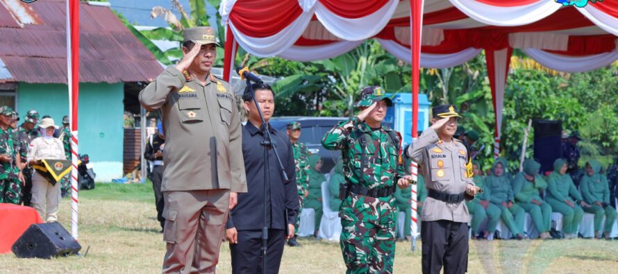 TMMD KE-124 DI OKU SELATAN DIMULAI, WUJUD KERJASAMA LINTAS SEKTOR TINGKATKAN KESEJAHTERAAN RAKYAT DAN PEMBERDAYAAN EKONOMI MASYARAKAT PEDESAAN