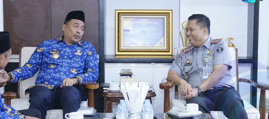 BUPATI OKU SELATAN SAMBUT DENGAN HANGAT SILATURAHMI KEPALA LEMBAGA PEMASYARAKATAN MUARADUA KELAS IIB.