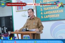 WAKIL BUPATI H MISNADI SAMBUT KUNJUNGAN KERJA TIM PENGAWAS DAN EVALUASI TMMD KE-124 TAHUN 2025