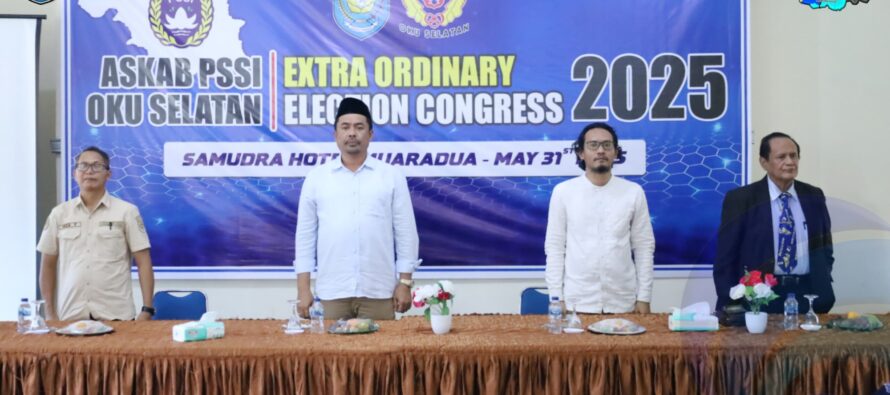 BUPATI OKU SELATAN HADIRI PELANTIKAN PENGURUS ASKAB PSSI KABUPATEN OKU SELATAN TAHUN 2025.