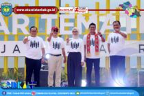 WUJUD SINERGI ANTAR DAERAH, BUPATI OKU SELATAN HADIRI PERESMIAN PASAR TEMATIK WISATA JELAJAH DANAU RANAU