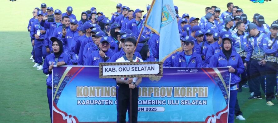 BUPATI ABUSAMA, SH., HADIRI PEMBUKAAN PORPROV KORPRI SUMATERA SELATAN TAHUN 2025