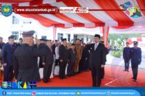BUPATI OKU SELATAN ABUSAMA PIMPIN UPACARA HARI BHAYANGKARA KE-79 TAHUN 2025.