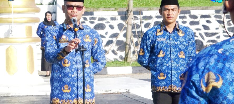 JADI PEMBINA UPACARA HARI KESADARAN NASIONAL, SEKRETARIS DAERAH AJAK JAJARAN PEMERINTAH KABUPATEN OKU SELATAN KOMITMEN MEMBANGUN KESEHATAN MASYARAKAT