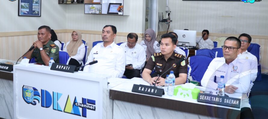 BUPATI OKU SELATAN IKUTI SECARA DARING PELUNCURAN KELEMBAGAAN 80.000 KOPERASI DESA/KELURAHAAN MERAH PUTIH BERSAMA PRESIDEN RI.