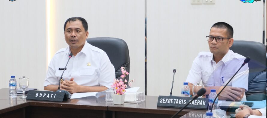 BUPATI OKU SELATAN IKUTI SECARA DARING PELUNCURAN LOGO DAN TEMA HUT KE 80 RI TAHUN 2025 BERSAMA PRESIDEN RI