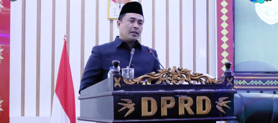 BUPATI OKU SELATAN HADIRI RAPAT PARIPURNA DPRD KABUPATEN OKU SELATAN.