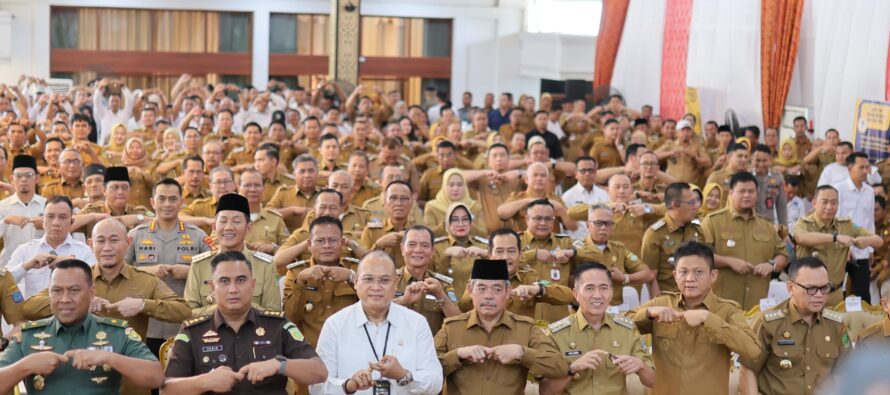 WAKIL BUPATI OKU SELATAN HADIRI PERESMIAN POS BANTUAN HUKUM (POSBANKUM) DAN PEMBUKAAN PELATIHAN PARALEGAL DESA/KELURAHAN WILAYAH SUMATERA SELATAN