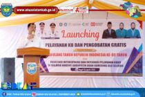 LAUNCHING KEGIATAN PENGOBATAN GRATIS DAN PELAYANAN KB GRATIS DALAM RANGKA PERINGATAN HUT KE 80 KEMERDEKAAN RI TAHUN 2025