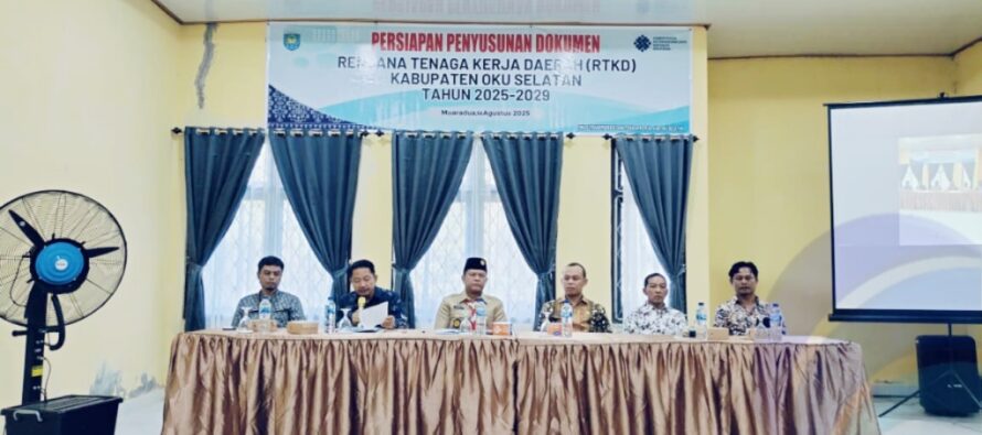 PEMKAB OKU SELATAN MELALUI DISNAKERTRANS IKUTI SECARA DARING PERSIAPAN PENYUSUNAN RTKD TAHUN 2025- 2029 BERSAMA KEMENTRIAN KETENAGAKERJAAN RI.