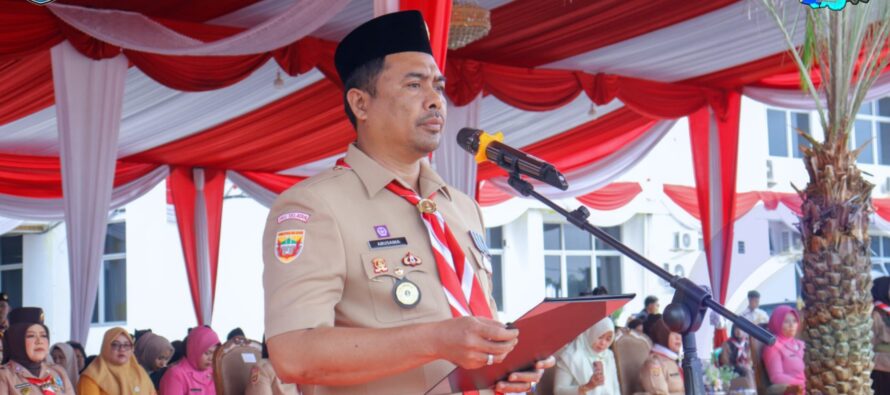 BUPATI OKU SELATAN HARAPKAN GERAKAN PRAMUKA JADI GARDA TERDEPAN JAGA NKRI