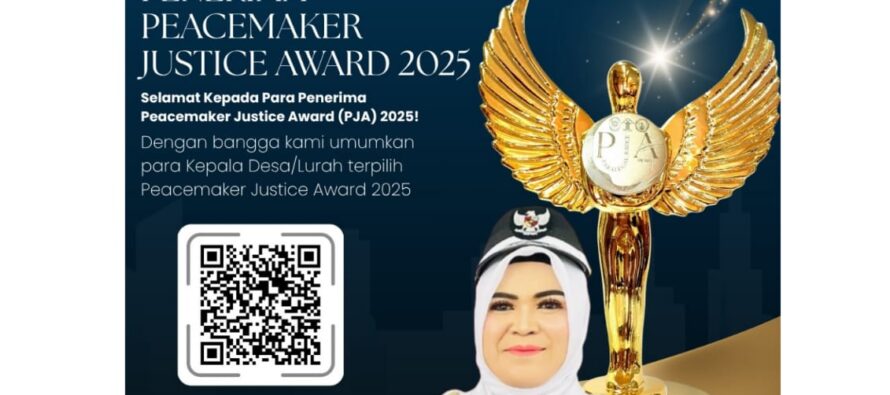 TOREHKAN PRESTASI DI TINGKAT NASIONAL, LURAH BATU BELANG JAYA DEVI ANGRINI TERIMA PENGHARGAAN PEACEMAKER JUSTICE AWARD TINGKAT NASIONAL TAHUN 2025 KEMENTERIAN HUKUM REPUBLIK INDONESIA