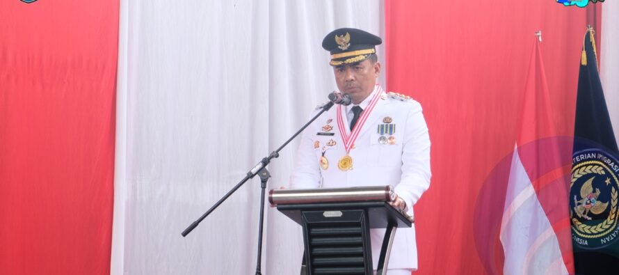 HUT KE 80 KEMERDEKAAN RI, BUPATI OKU SELATAN BERIKAN REMISI SECARA SIMBOLIS KEPADA WARGA BINAAN LAPAS KELAS IIB MUARADUA