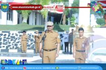 BUPATI ABUSAMA, S.H. PIMPIN APEL GABUNGAN DI LINGKUNGAN PEMKAB OKU SELATAN.