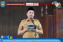 MINTA PERLINDUNGAN UNTUK BANGSA INDONESIA, BUPATI OKU SELATAN PIMPIN DOA BERSAMA DI MASJID AGUNG AL MUHTADIN