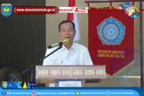 WAKIL BUPATI OKU SELATAN BERSAMA STAF AHLI TP PKK KABUPATEN OKU SELATAN MENERIMA KUNJUNGAN KERJA TP PKK PROVINSI SUMATERA SELATAN DALAM RANGKA PEMBINAAN DAN PENILAIAN IVA TEST DI KECAMATAN MUARADUA