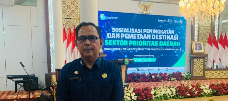 PEMKAB OKU SELATAN IKUTI SOSIALISASI PEMANFAATAN TEKNOLOGI DIGITAL UNTUK PEMETAAN SEKTOR PRIORITAS DAERAH DI PALEMBANG