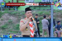 WAKIL BUPATI OKU SELATAN H. MISNADI MELEPAS KEBERANGKATAN KONTINGEN WORLD MUSLIM SCOUT JOMBORE