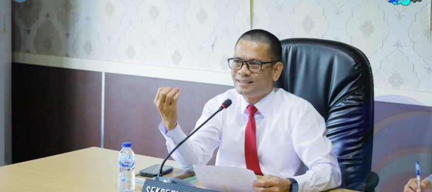 SEKDA OKU SELATAN PIMPIN RAPAT KOORDINASI SPI KPK