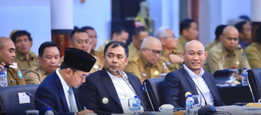 BUPATI OKU SELATAN HADIRI RAPAT KOORDINASI PEMERINTAH DAERAH SE-SUMATERA SELATAN BAHAS OPTIMALISASI PENDAPATAN DAERAH