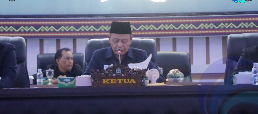 RAPAT PARIPURNA DPRD OKU SELATAN BAHAS RAPERDA APBD TAHUN ANGGARAN 2026 DAN EMPAT RAPERDA TAHUN 2025