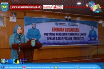 KETUA TP PKK OKU SELATAN YOHANA YUDA YANTI ABUSAMA BUKA SOSIALISASI POSYANDU PENGASUH (CAREGIVER) LANSIA TAHUN 2025