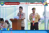 MEWAKILI KETUA KWARCAB GERAKAN PRAMUKA KABUPATEN OKU SELATAN H. MISNADI, SEKRETARIS KWARCAB BUKA SECARA RESMI GIAT GLORI IV DAN GOSPEL DI KECAMATAN SIMPANG.