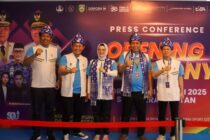 BUPATI OKU SELATAN HADIRI PEMBUKAAN PORNAS KORPRI XVII TAHUN 2025 DI PALEMBANG