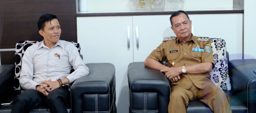 WAKIL BUPATI OKU SELATAN TERIMA AUDIENSI BAWASLU BAHAS PEMBENTUKAN SAKA ADHYASTA PEMILU