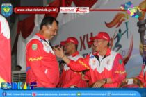 BUPATI OKU SELATAN HADIRI PEMBUKAAN PORPROV XV SUMATERA SELATAN DI KABUPATEN MUSI BANYUASIN